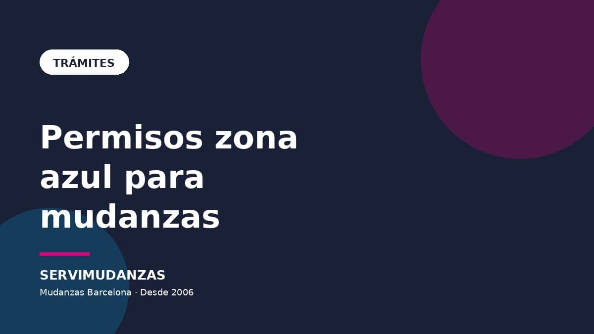Señales de reserva temporal de espacio para mudanza en una calle del Eixample